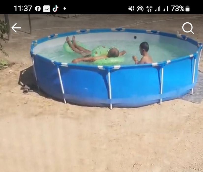 Бассейн каркасный большой