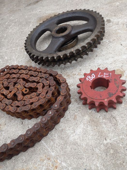pinion 16b dublu / lanț gal 16b dublu / piese foraje