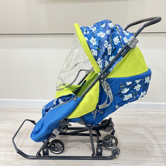 Продам новые сани комбинированные с коляской