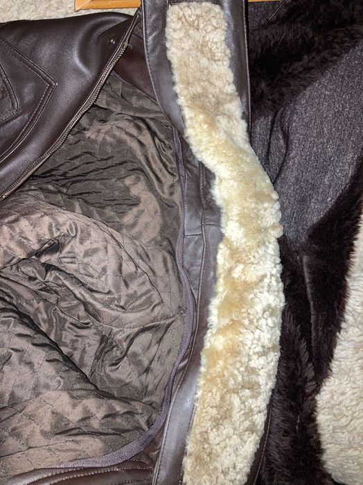 Кожена шуба нова