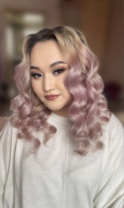 Макияж прическа