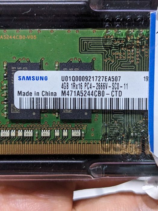 Оперативная память для ноутбука Samsung 4GB DDR4 SO-DIMM 2666 MHz