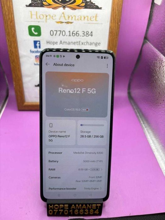 HOPE AMANET P2-Oppo reno 12f 256 GB/8 RAM