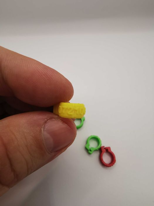 Inele porumbei personalizate set - 50buc