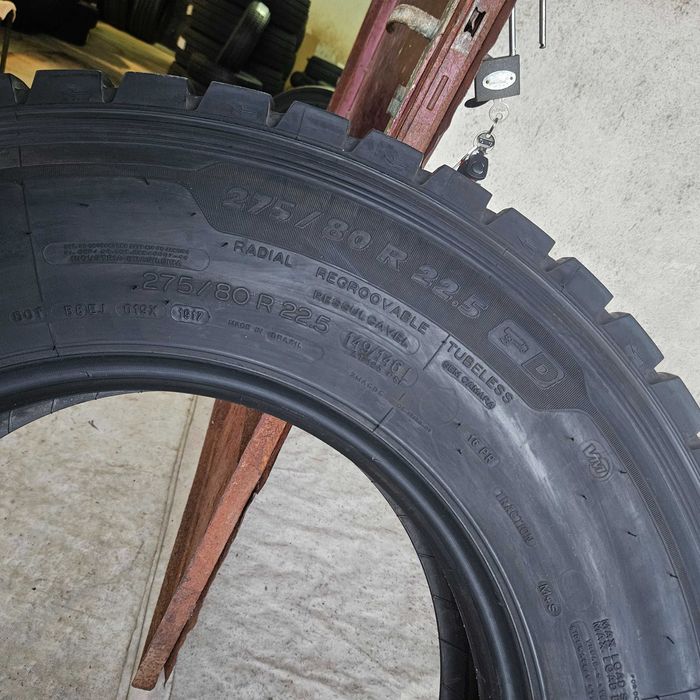 4 тежкотоварни гуми 275/80R22.5 Michelin X Multi D 149/146L M+S