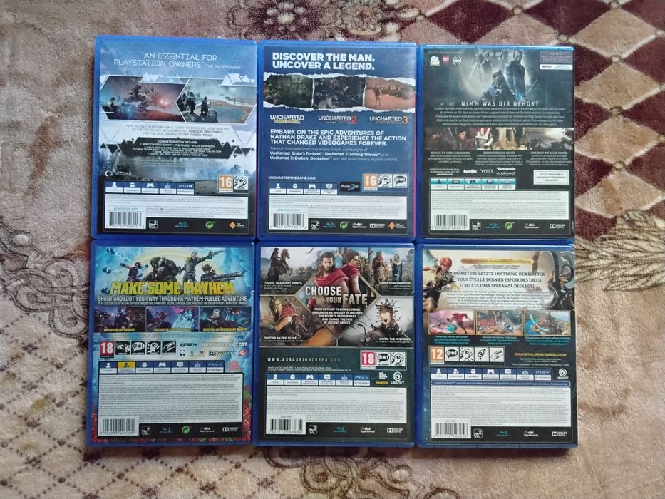 Продаю PS4 диски в отличном состоянии!
