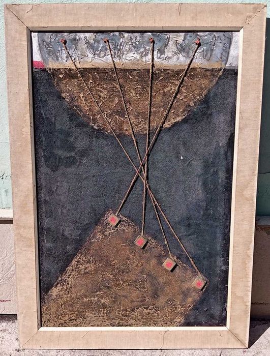 Tablou vechi modernist - semmnat