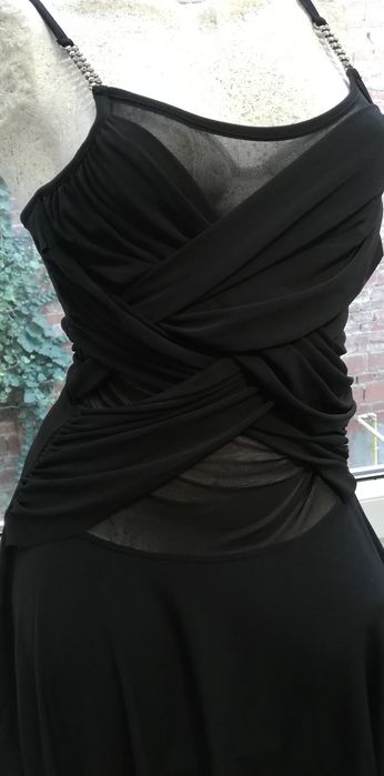 Rochie mulată STILATĂ nouă, maro-ciocolata măsură S-XS