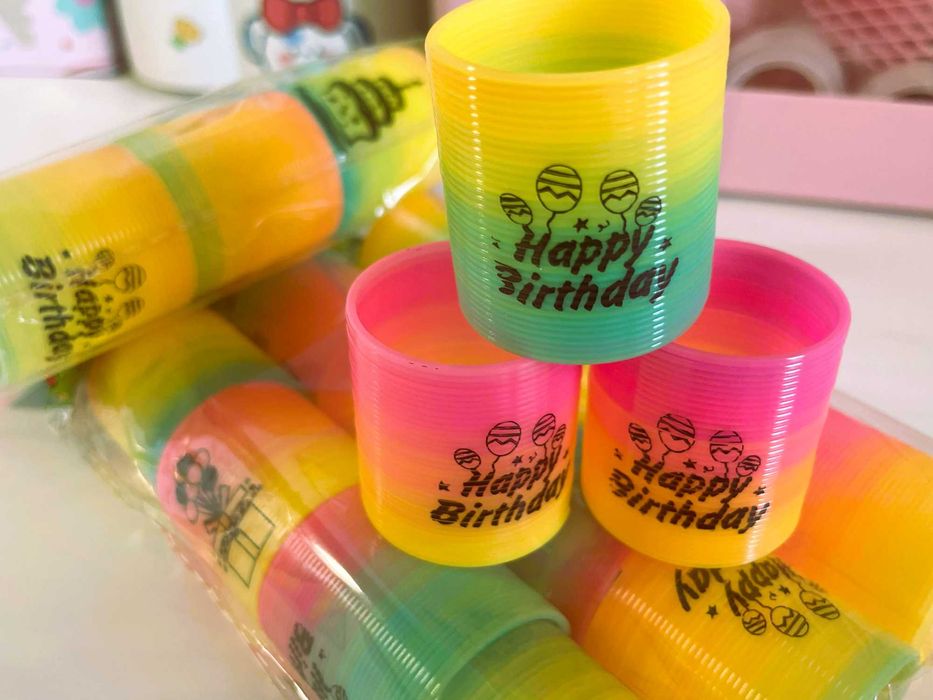 Детска Мини цветна пружина за игра Вълшебна