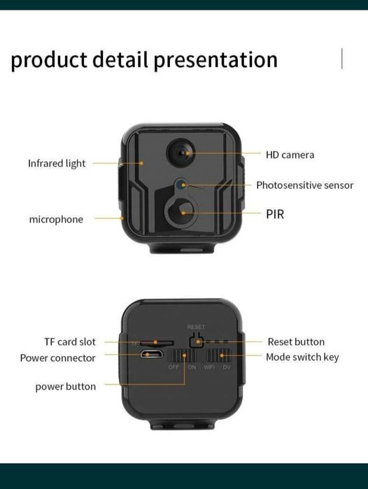Миникамера Camsoy T9 W2