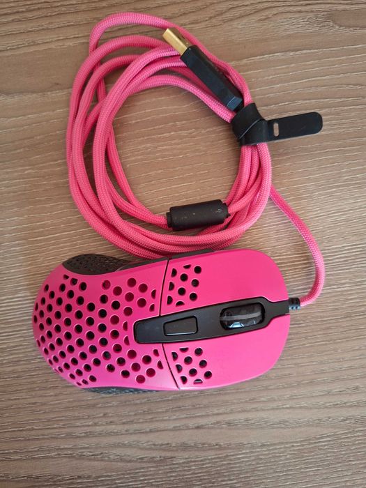 Геймърска мишка Xtrfy M4 Pink, RGB, Розов