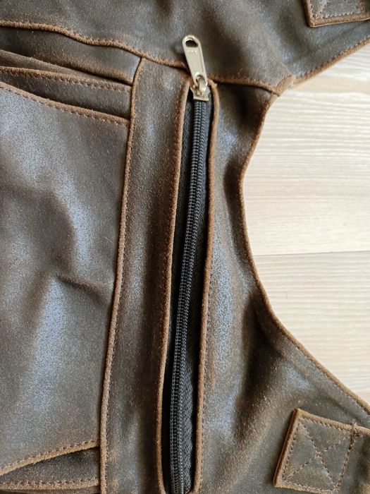 Сумка кожаная, для путешествий