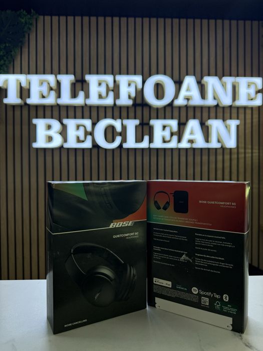 Bose Quietcomfort SC headphones Black Noise Canceling