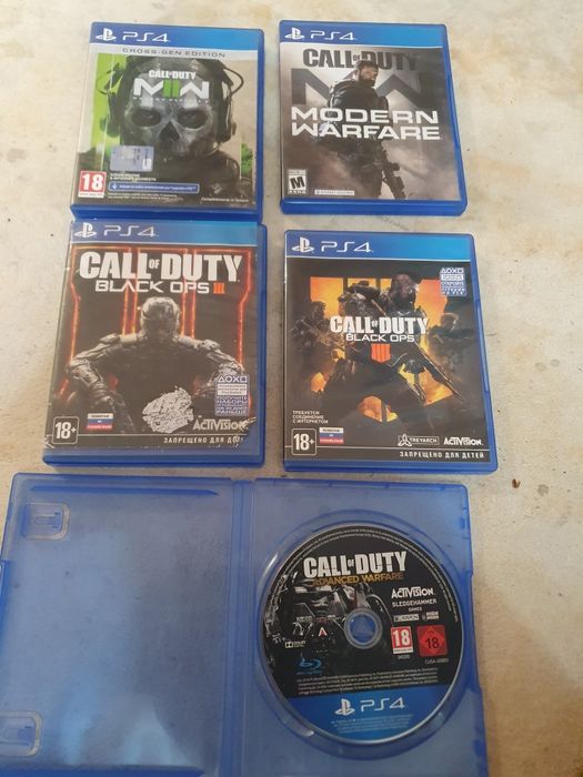 Call of duty диски ps4 с играми коллекции