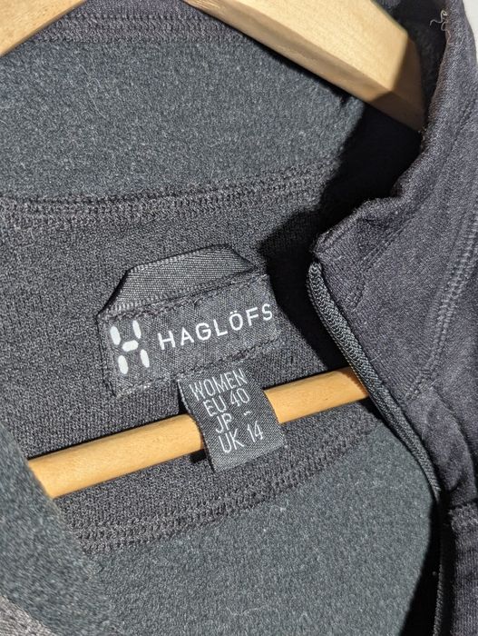 Bluza polar fleece tehnic damă outdoor hiking  Haglofs Polartec mărime