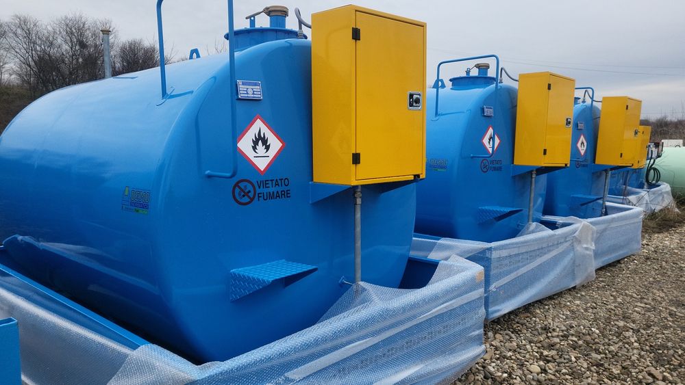 Bazin rezervor motorina container italian nou 5000l stoc limitat