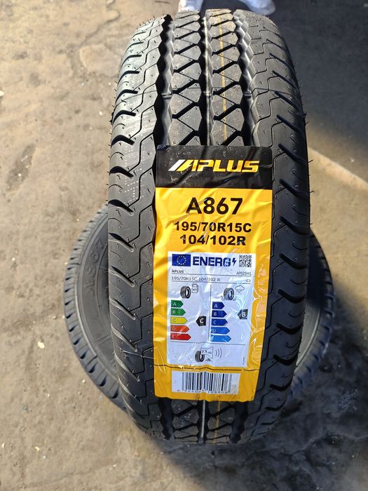 БУСОВИ НОВИ ЛЕТНИ -15цола -195/70-1бр.-140лв."APLUS"-с монтаж и баланс