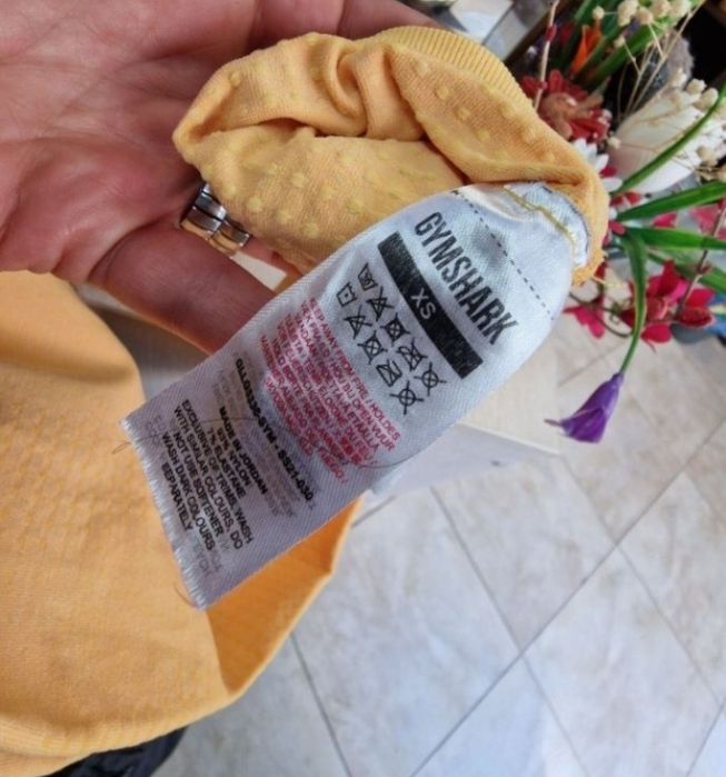 Gymshark жълт клин номер xs