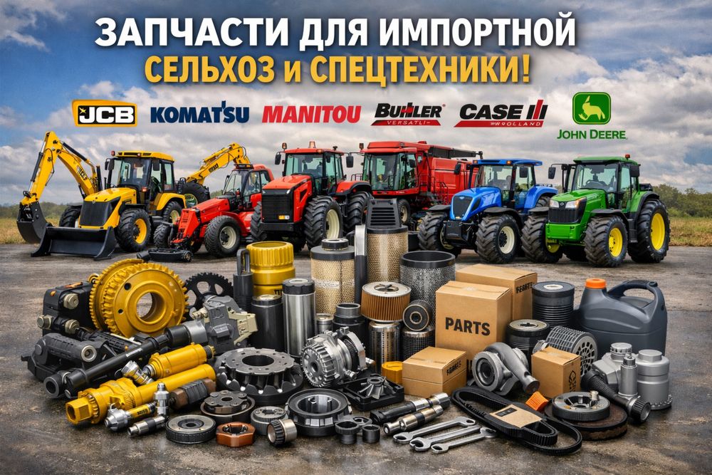 Любые запчасти для спец и сельхоз техники