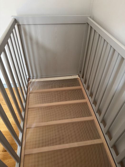 IKEA SUNDVIK кошара 60x120 светлосиво – като нова | спрян цвят