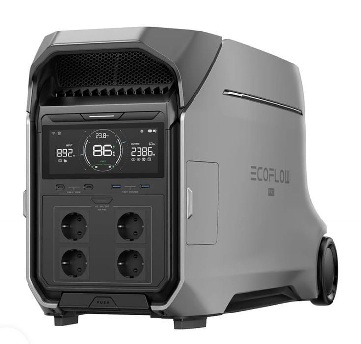 Statie de incârcare Ecoflow Delta Pro3. Panouri fotovoltaice