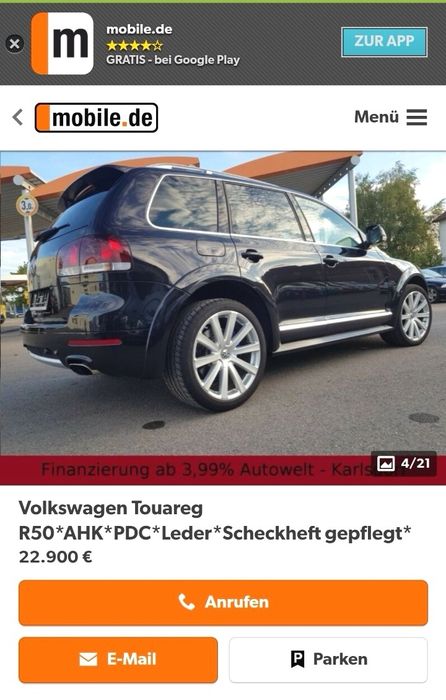 Volkswagen Touareg R50 V10 5.0 TDI Facelift СУПЕР ниска  ЦЕНА