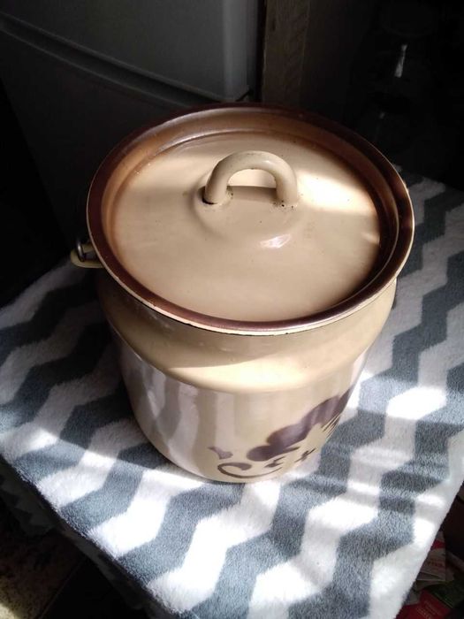 Бидон эмаль, б/у, сос отличное, без сколов