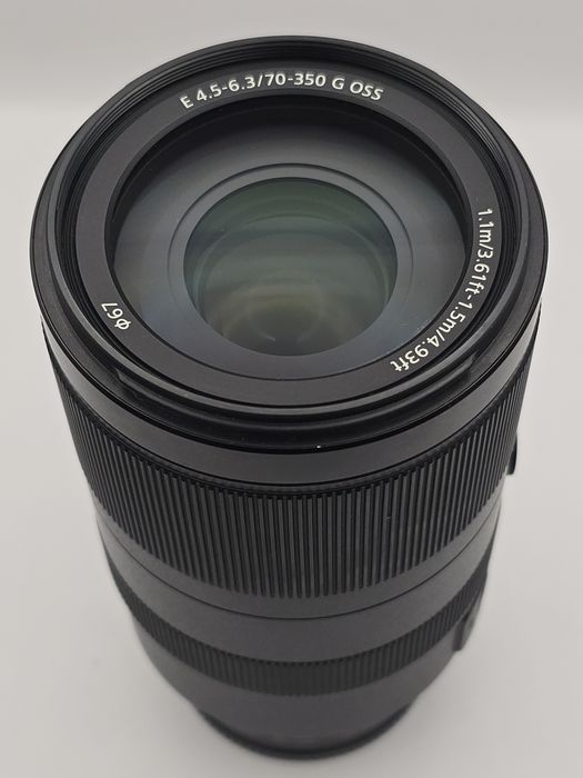 Obiectiv Sony E 70-350mm f/4.5-6.3 G OSS (Model SEL70350G) – Montură Sony E!!