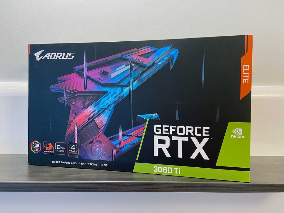 Видео карта AORUS GeForce RTX 3060 Ti ELITE 8GB GDDR6