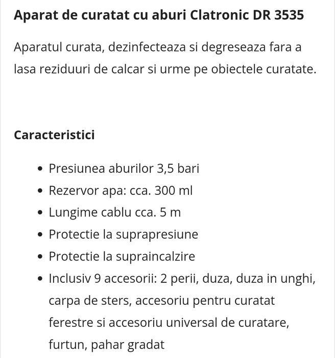Aparat de curățat cu aburi