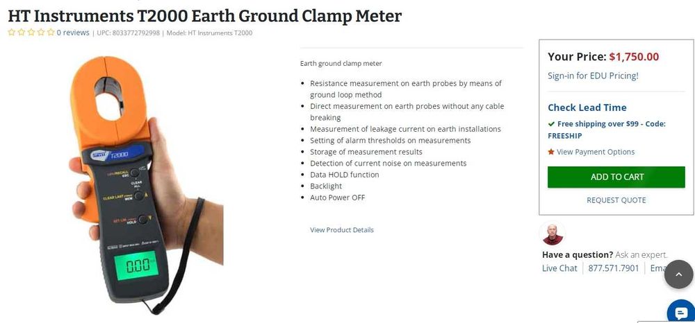 HT T2000 - Нови професионални амперклещи за измерване на заземяване