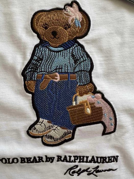 Дамска тениска, размер M: Polo Bear by Ralph Lauren с бродрирана мечка