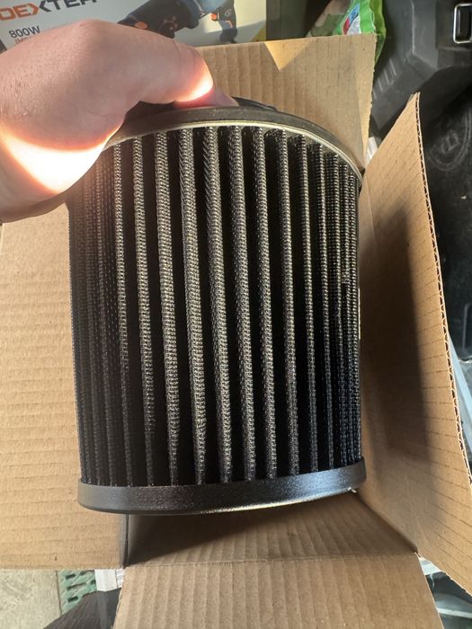 Filtru ramair proram 90 mm si cot la 90 aluminiu
