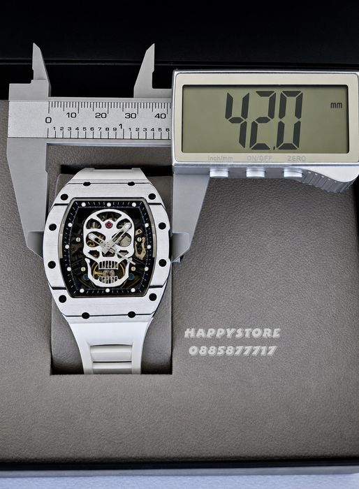 INVICTA Skull white automatic 42 mm, Инвикта нов мъжки часовник