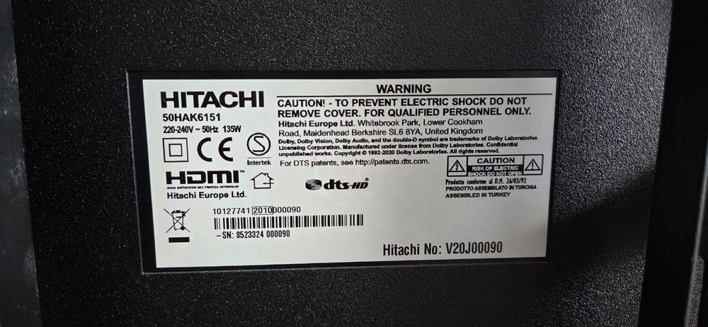 Телевизор Hitachi 50 инча