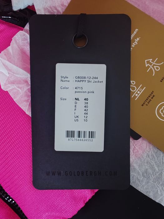 Goldbergh Ski Jacket Passion Pink