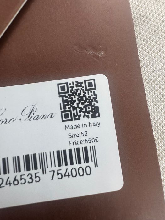 Промо:Loro Piana-Автентични чисто нови мъжки къси панталони от лен ХЛ номер