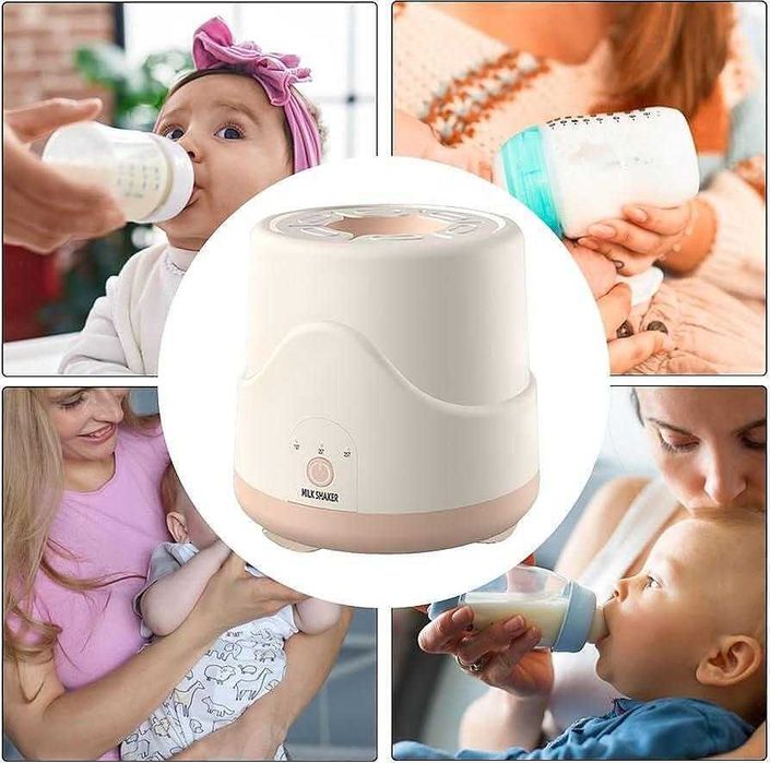 Автоматичен шейкър за адаптирано мляко Milk shaker  Pink Двупосочно