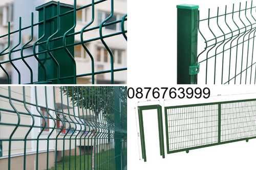 3D Оградни пана и колове Декоративна мрежа жив плет Врати Аксесоари Монтаж