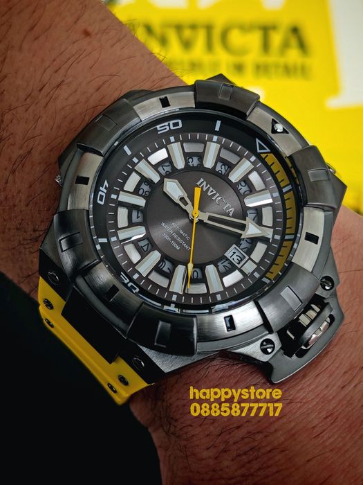 INVICTA Akula Graphite automatic 62 mm, Инвикта нов ръчен часовник