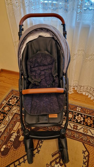 Krausman Nexxo Black – Cărucior 3 în 1, complet, stare excelentă