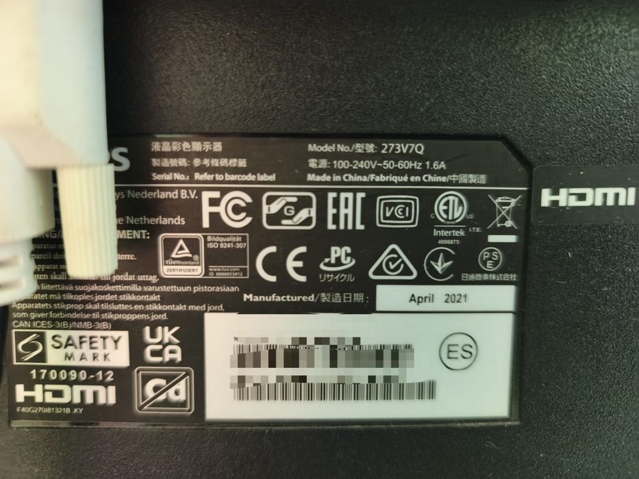 Monitor Philips 27 va Videokarta