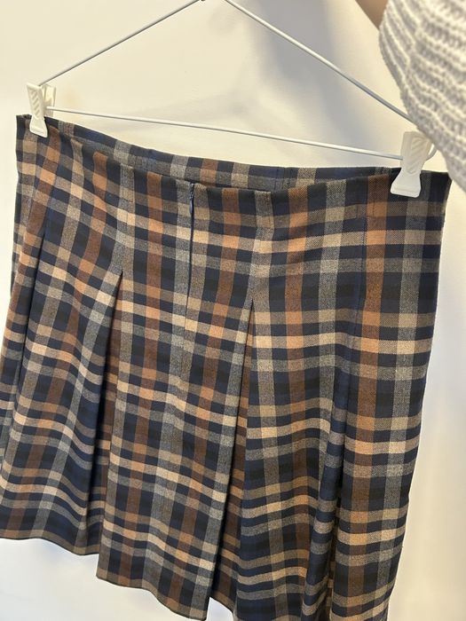 Fustă plisată carouri