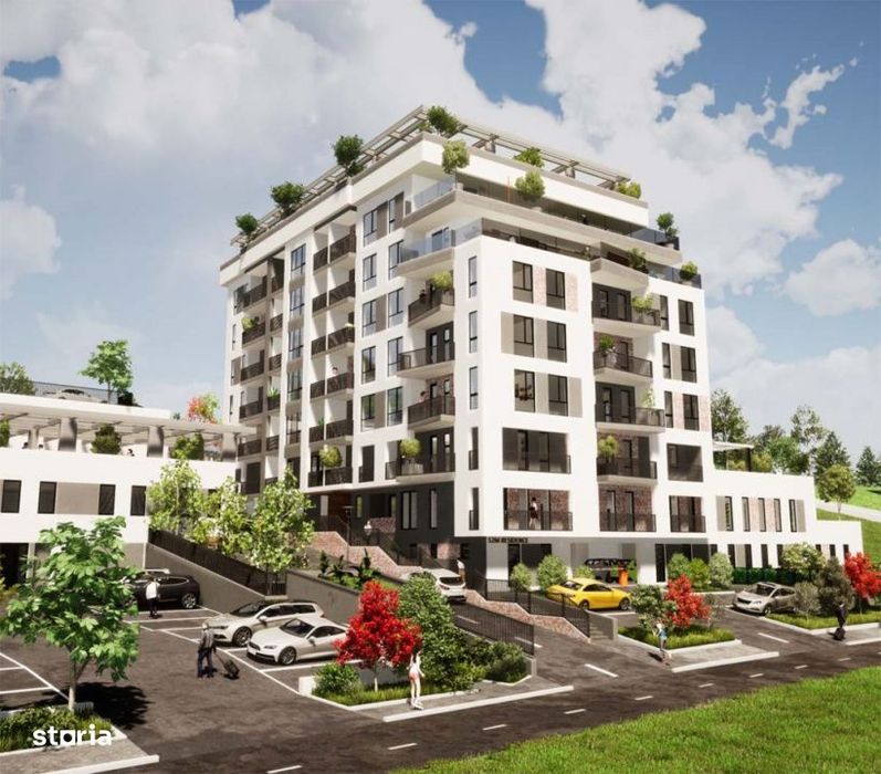 Apartament 2 camere, terasa 32,5mp, zona Vivo, Floresti — fotografia 3