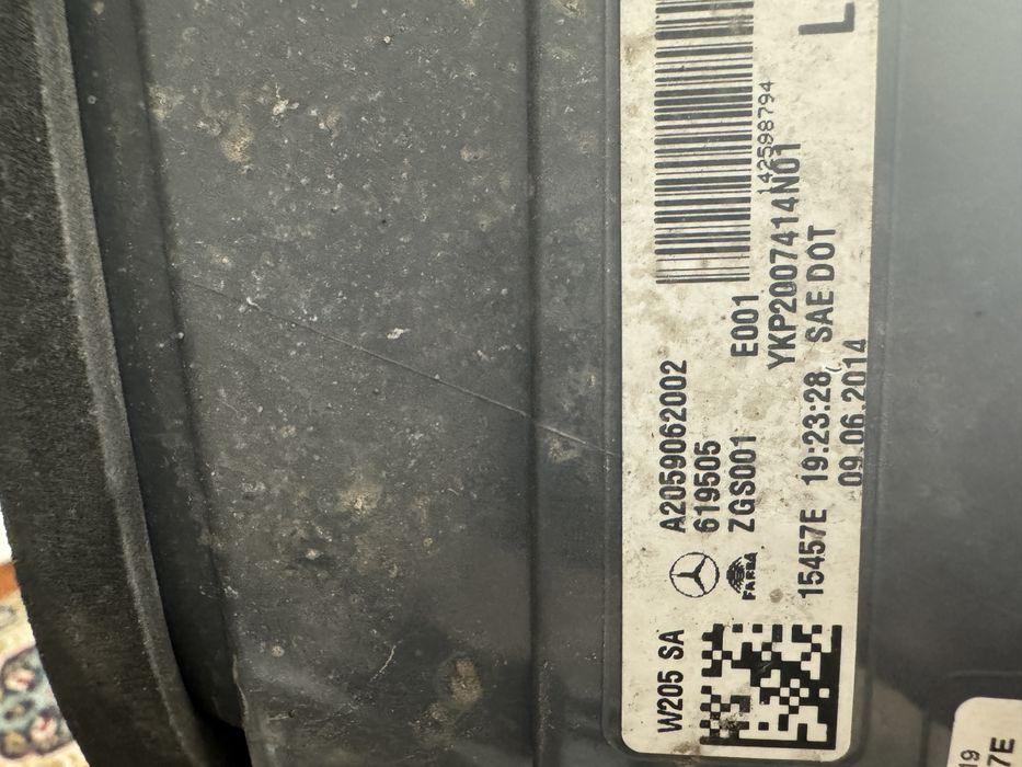 Mercedes C class W205 ляв стоп