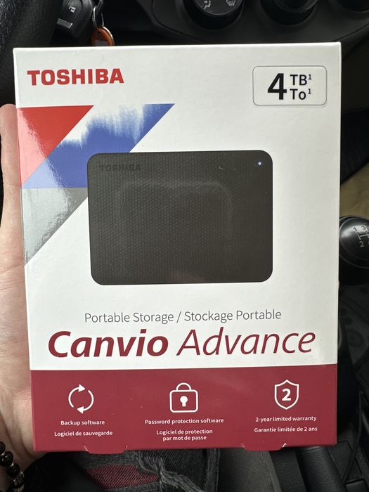 Hdd extern Toshiba canvio Advance 4tb-sigilat