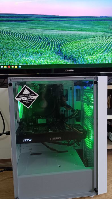 компютър за игри- Ryzen 5 2600 - GTX 1070 8GB - 16GB рам - 512 m.2 SSD