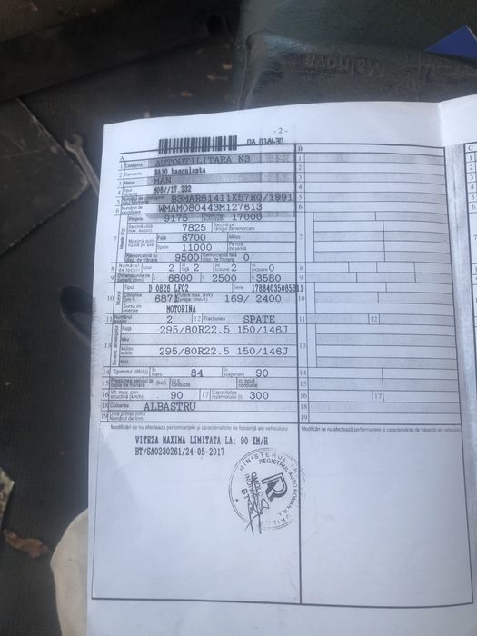 Man de vanzare 4x4 plus macara