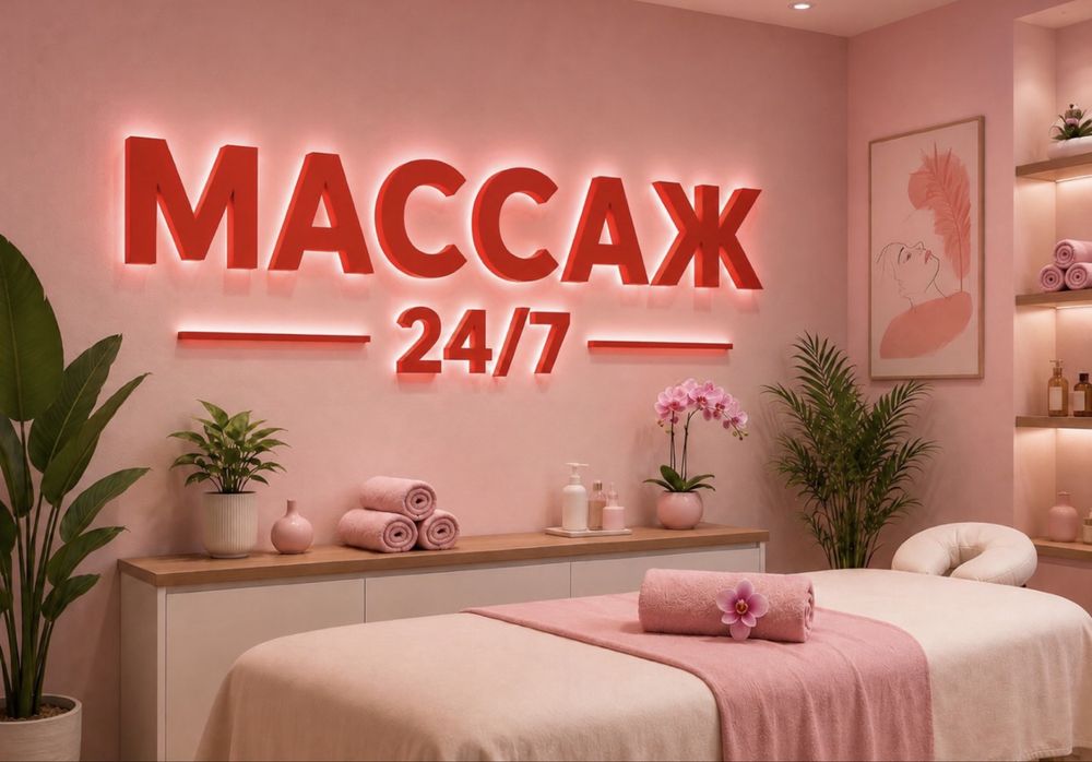 Массаж у   себя и выездом.