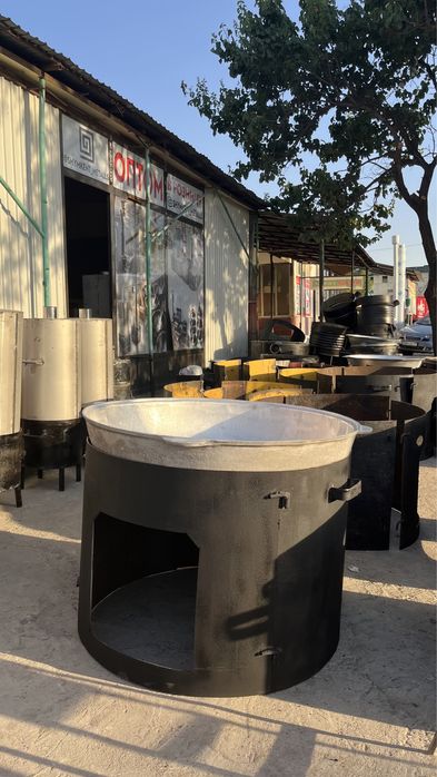 Титан нержавейка казан ошак